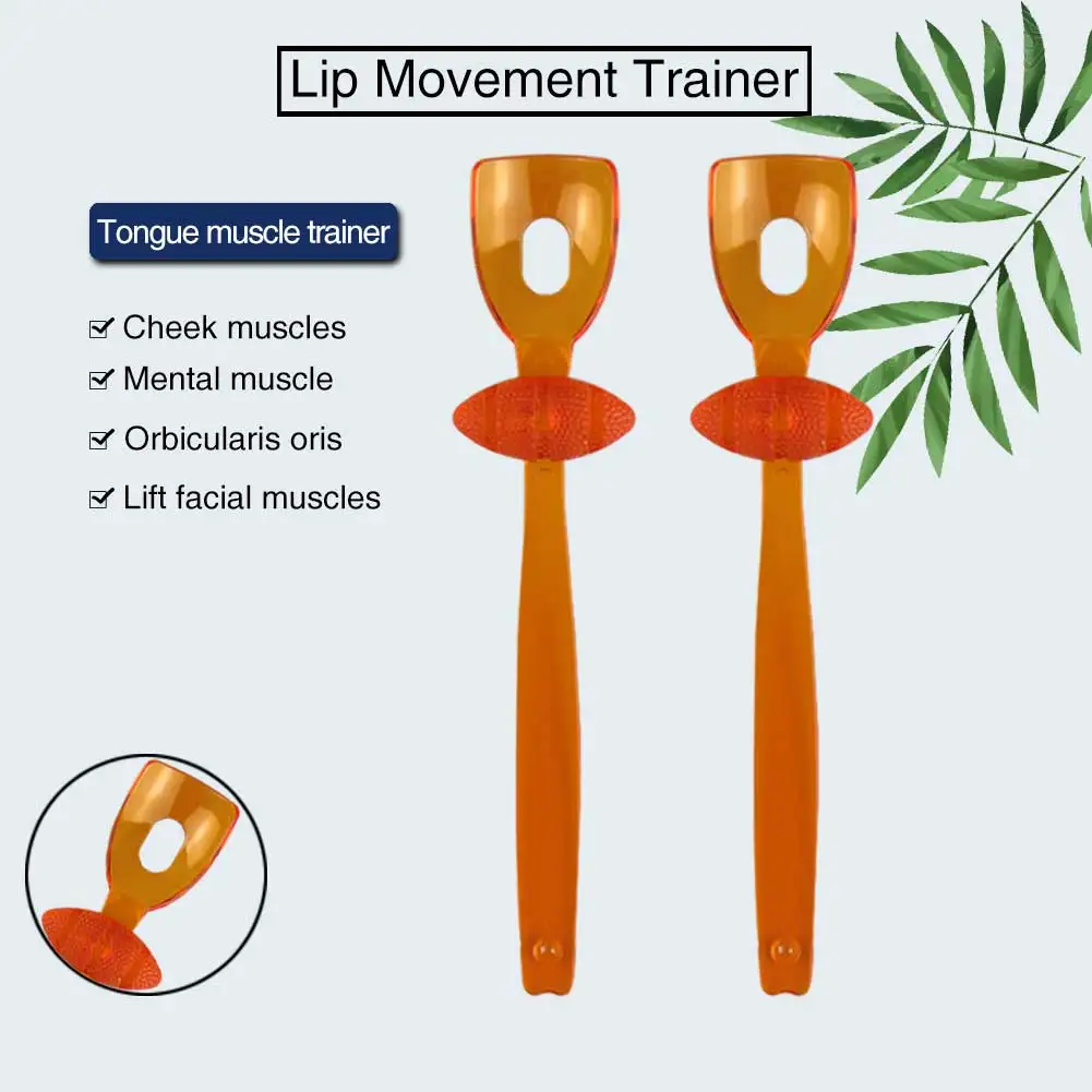 4 Stück Sprach- und Zungenmuskel-Trainingshilfen, Therapie-Lippenverschluss-Massager, Übungsgerät für Autisten-Rehabilitation, Aussprachehilfe – Detail 5