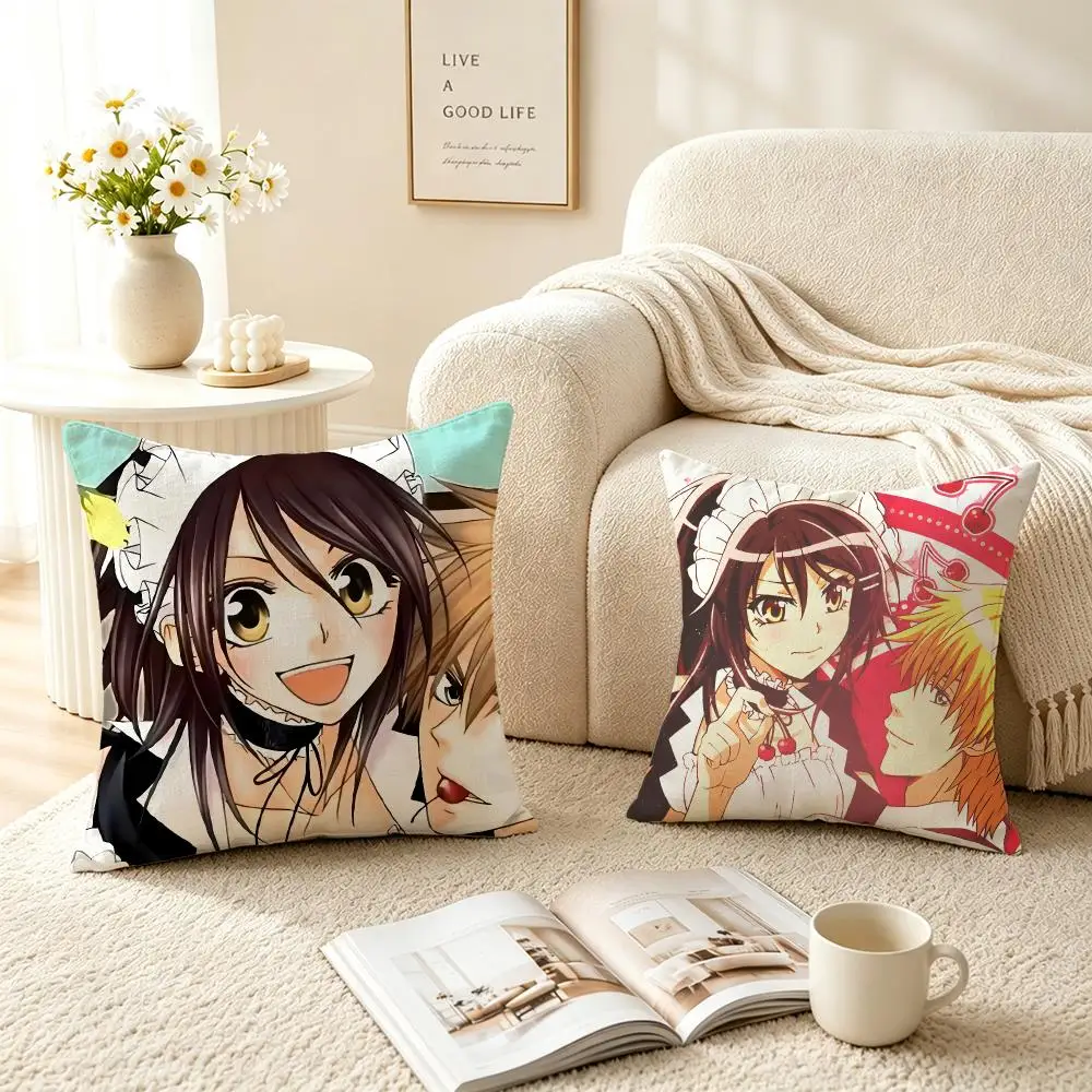 Anime Maid Sama Cushion Cover Pillow Short Plush fresh natural Cushion for Living Room Bedroom Sofa Home Decoration