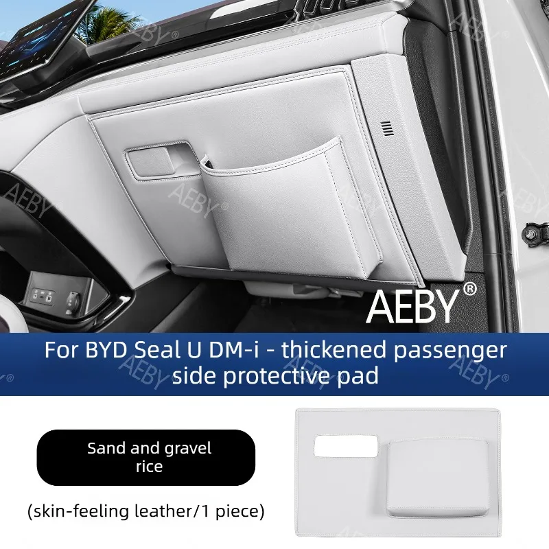 For BYD Seal U DM-i 2025-2026 Anti-Kick Pad,Passenger anti-kick pad,Protective Mat,Dashboard Protection,Glove Box Anti Kick Pad