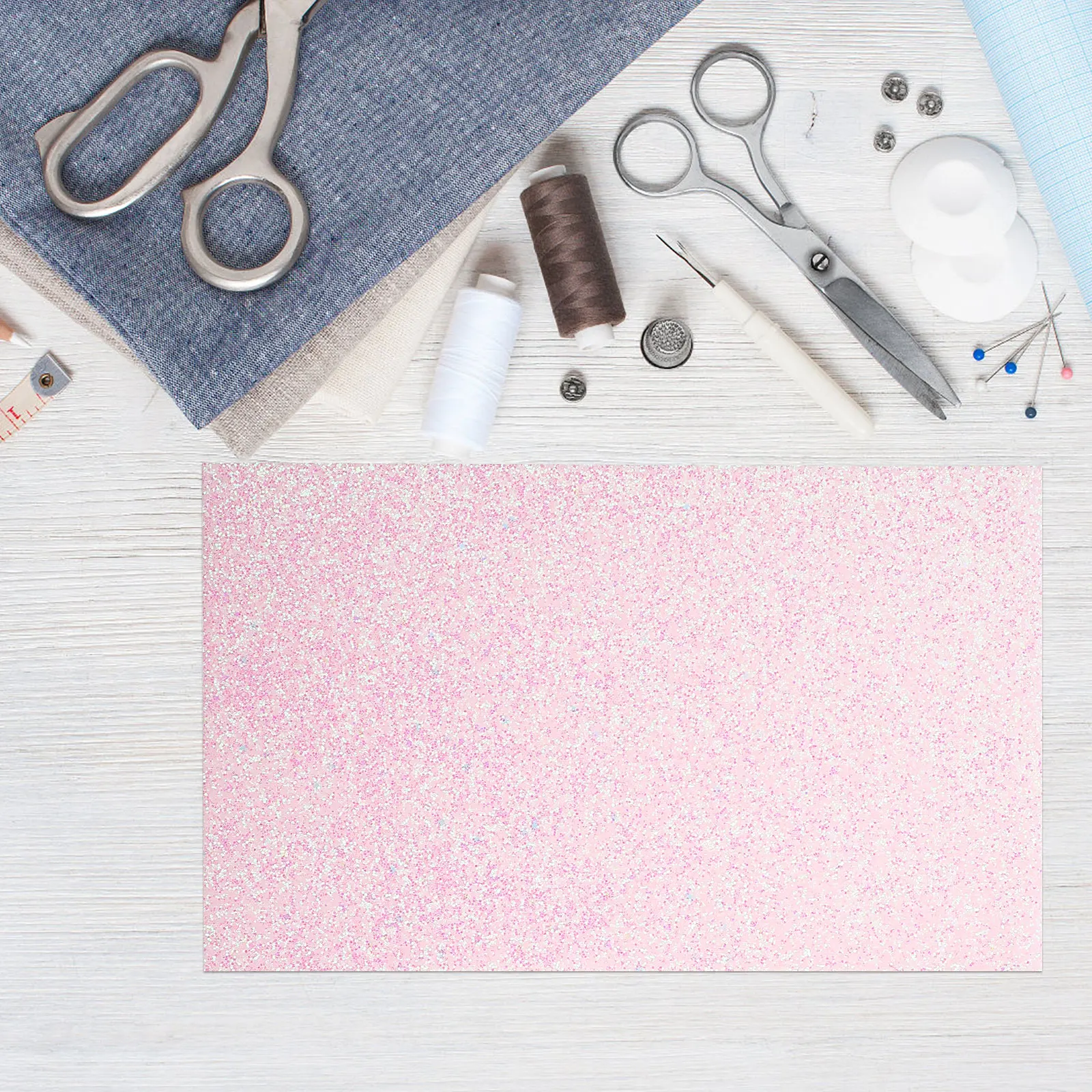 

7 Sheets Faux Artificial Craft Supplies DIY Jewelry Making Earrings Decorative Textured PU Large Area Non Abrasive Easy