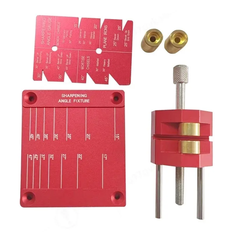 New Arrival Fixed‑Angle Sharpening Holder Wood Chisel Sharpener Jig Woodworking Grinding Sharpening Hand Tool