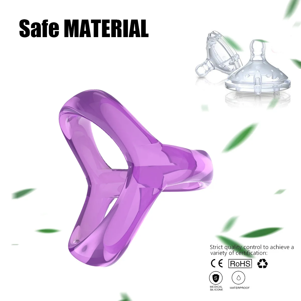 Silicone Penis Sleeve Delay Ejaculation Penis Stretcher Exercise Male Chastity Cage Anal Sex Toys For Men No Vibrator For Women