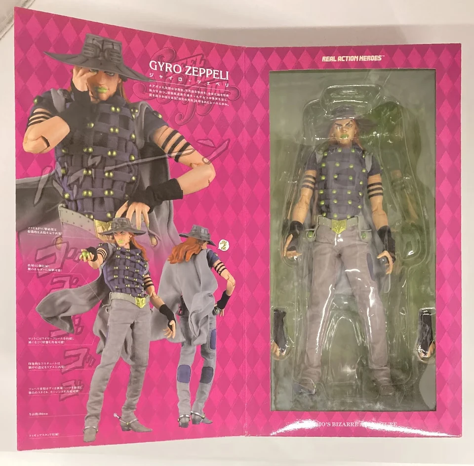 スティール・ボール・ラン ジャイロ　 フィギュア　リアルアクションヒーローズ オリジナルメディコムおもちゃリアルアクションヒーローズジョジョの