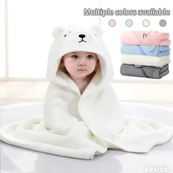 1 Cute Cartoon Animal-Shaped Bath Towel, Quick-Drying and Absorbent, Can Be Used as a Blanket or Bathrobe, Perfect as a Holiday Gift for Babies