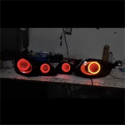 Car led modified tail light assembly rear lamp 4pcs for Volkswagen vw passat cc brake Reverse lights turn signal