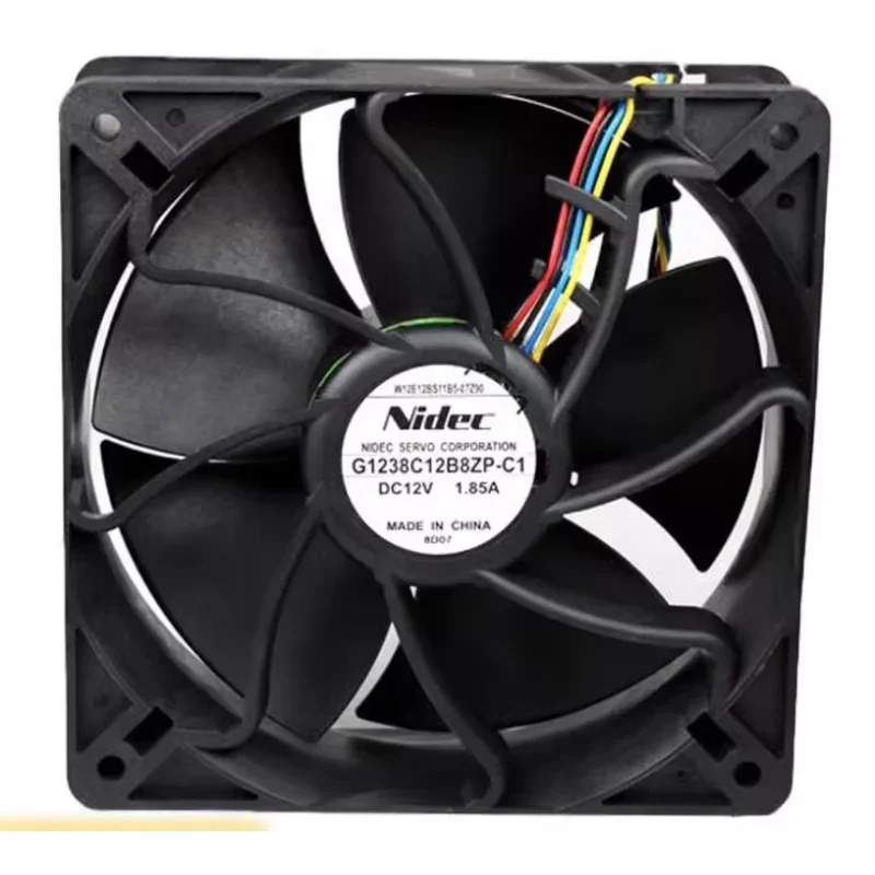 

Nidec G1238C12B8ZP-C1 DC 12V 1.85A 120x120x38mm 4-Wire Server Cooling Fan