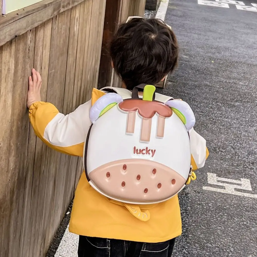 High Quality Cute Backpack Portable Large Capacity Shoulder Bags Casual Mangosteen Shape Hard Shell Bag for Kids