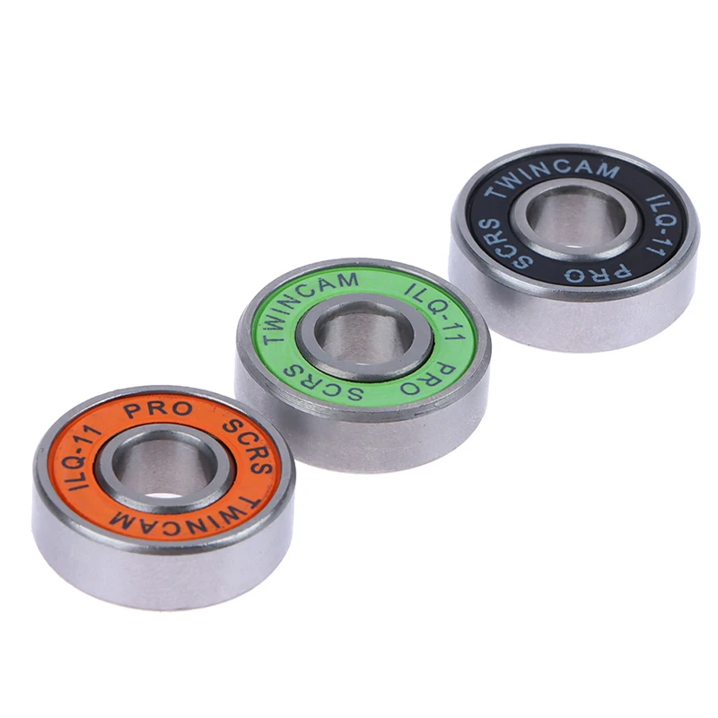 8PCS 608 RS Rolamentos ILQ-11 8*22*7mm Longboard Velocidade Skate Inline Roda Rolamento Skate Scooter Smooth Skate Scooter Bearing Set