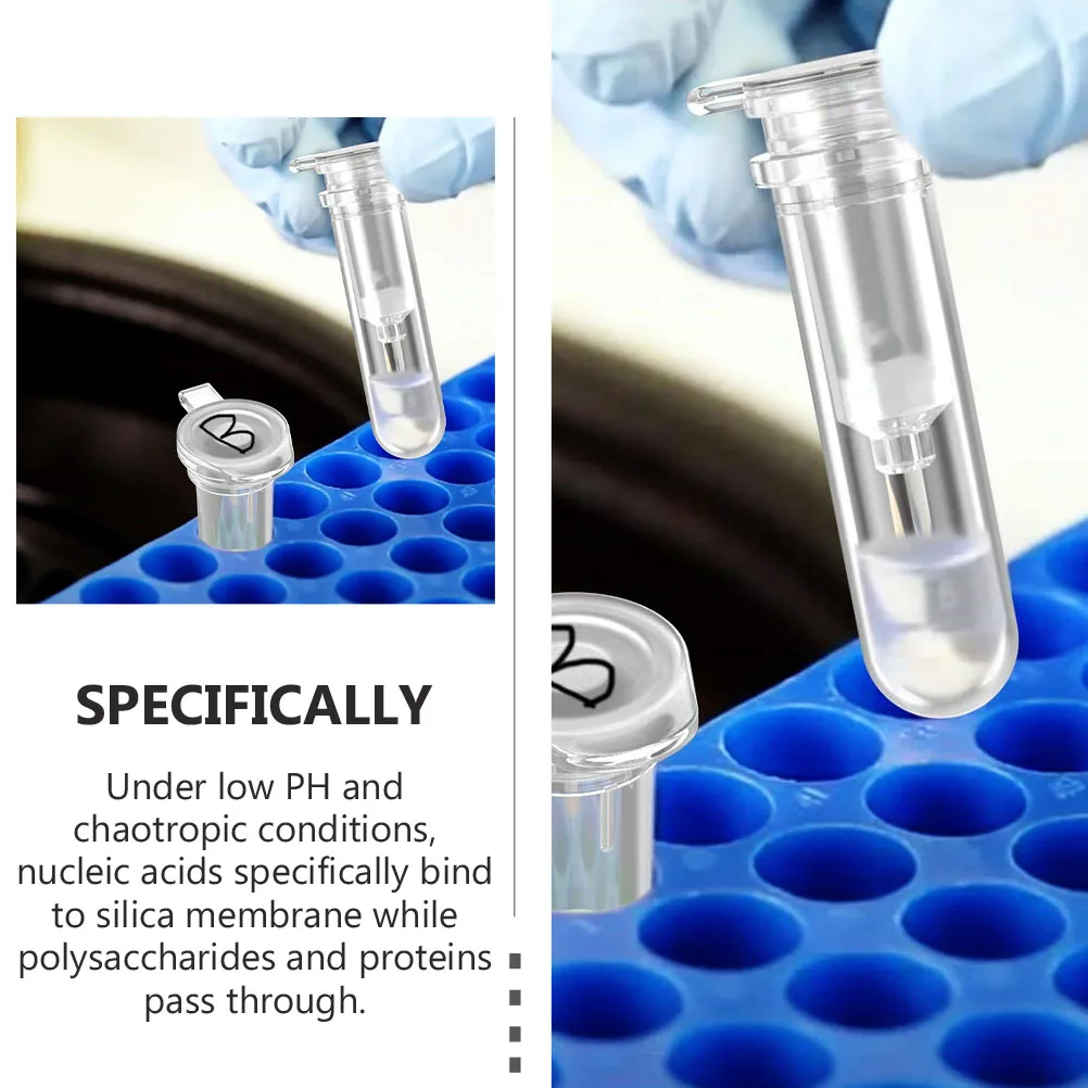 

20pcs Acid Purification Column Silica Membrane Dna Rna Extraction Kit Fast Acid Separation Rna Purification High Salt