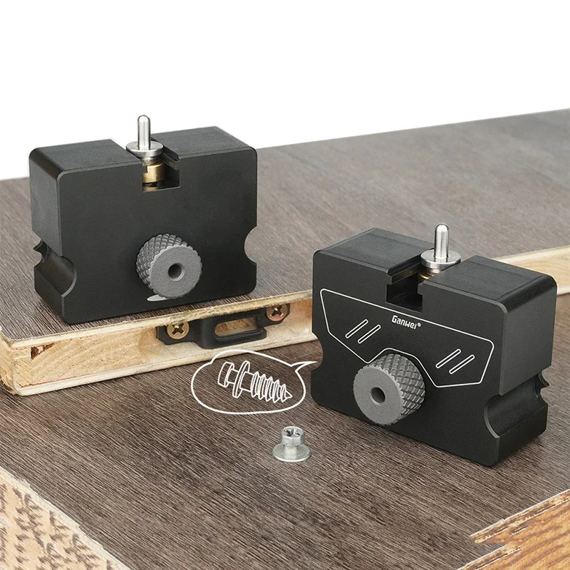 New Woodworking Invisible Connector Hole Punch Locator For Furniture Fast connectting Wardrobe Cupboard Installation