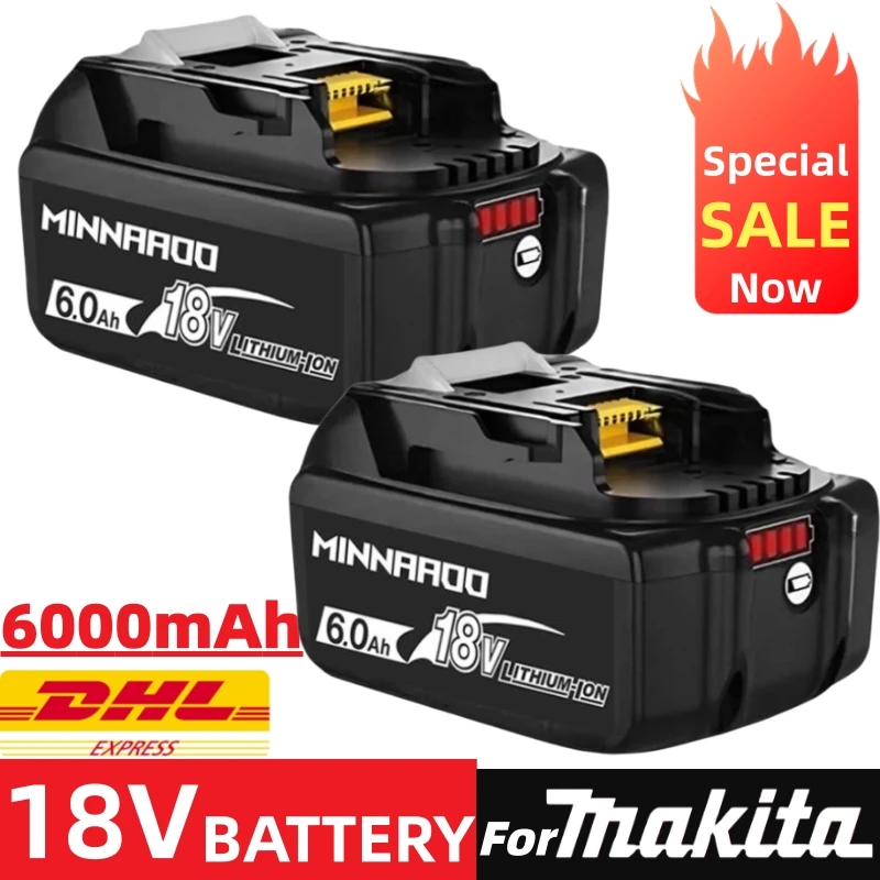 

For makita Original 18v For makita Li-Ion Battery 5Ah/6Ah For Makita LXT BL1830 BL1815 BL1860 BL1840 BL1860 TW251D TD251DZ