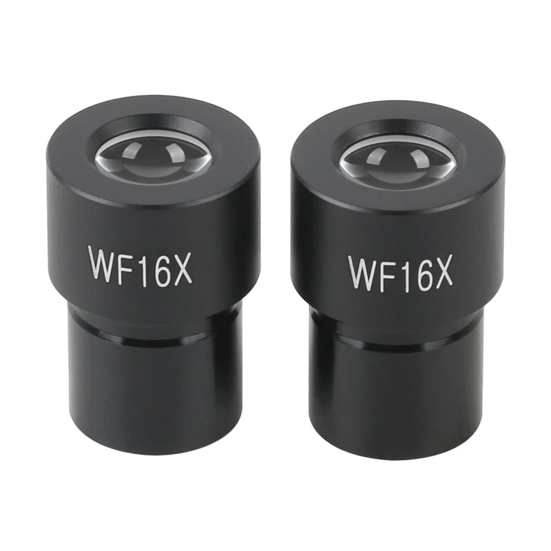 2pcs/set WF5X WF10X WF16X WF20X WF25X WF30X Biological Microscope Eyepieces Accessory Wide Field Wide Angle Lens 23.2mm Diameter