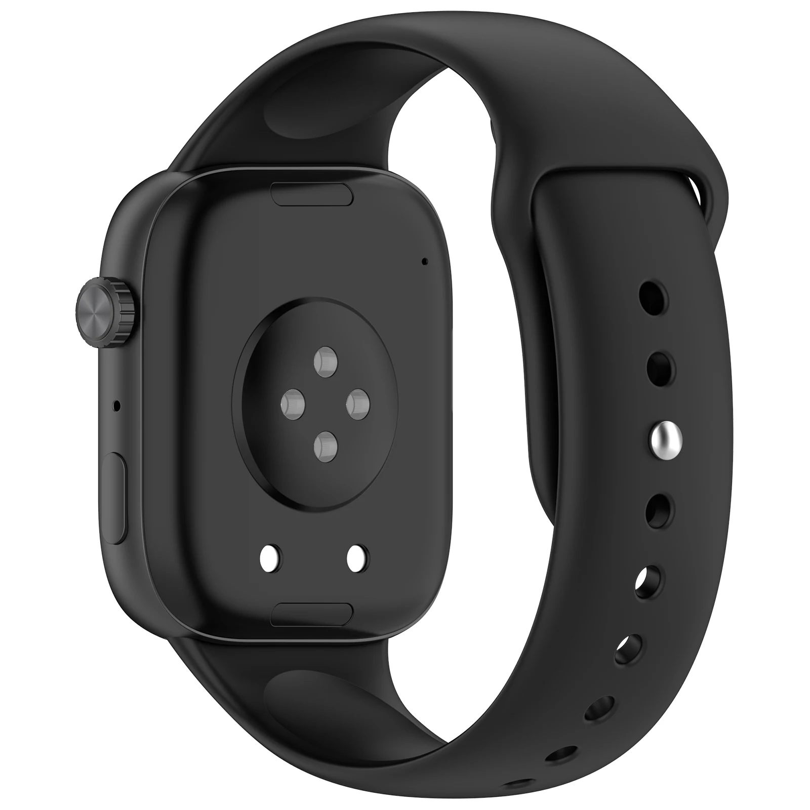 

Силиконовый ремешок для часов For Honor Watch X5i, однотонный, спортивный, сменный - черный
