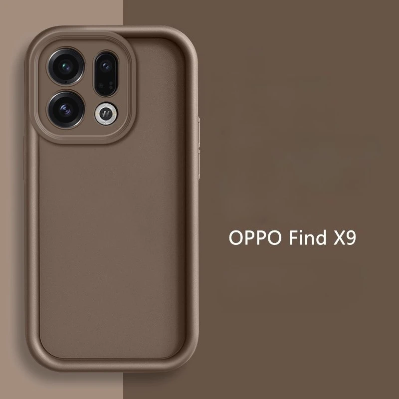 

For OPPO Find X9 Pro Cases Matte Soft Silicone Case For OPPO Find X9 Pro Camera Lens Protection Full Package Shockproof Cover