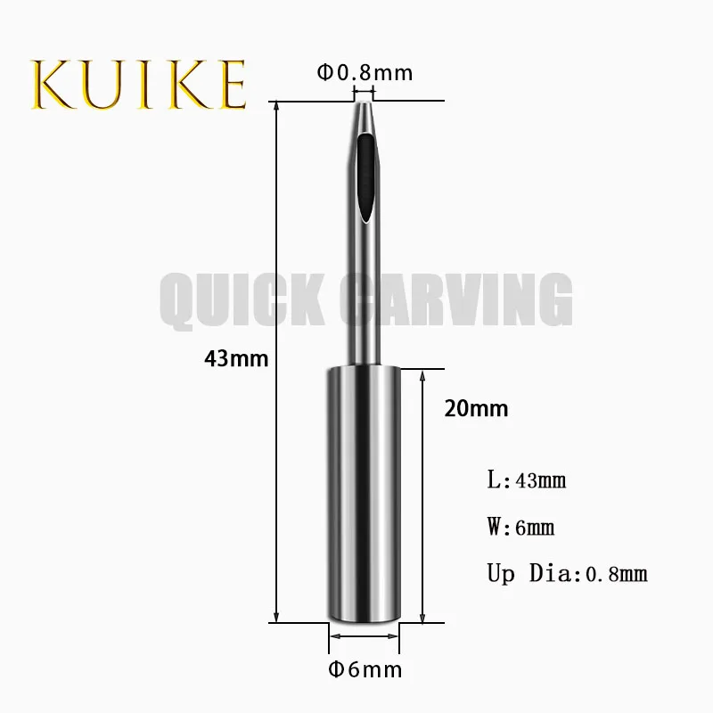 5PCS EMMA Punching Knife Cutting Machine Accessories HSS Punch Tool Bit Leather Punching 43mm