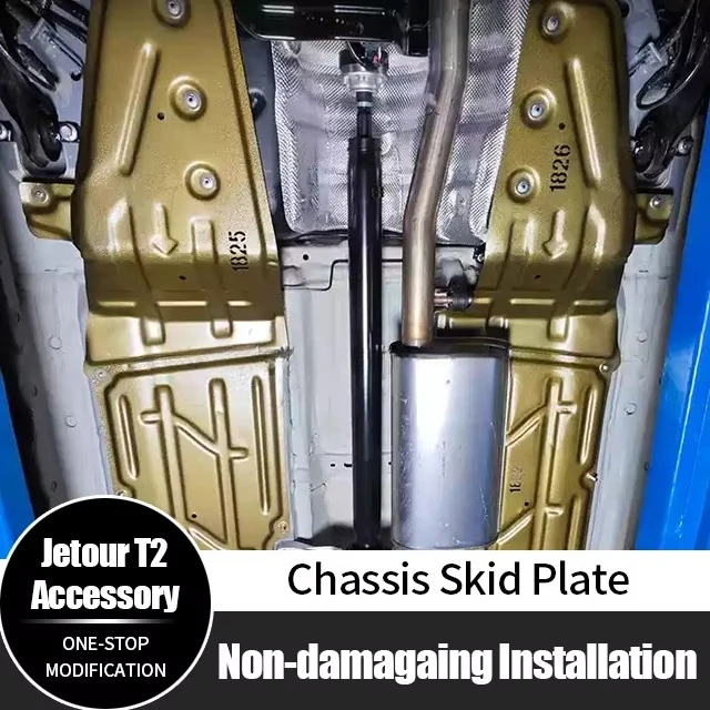 High Quality Aluminum Alloy Under Engine Chassis Guard Protection Skid Plate for Jetour T2 Traveler