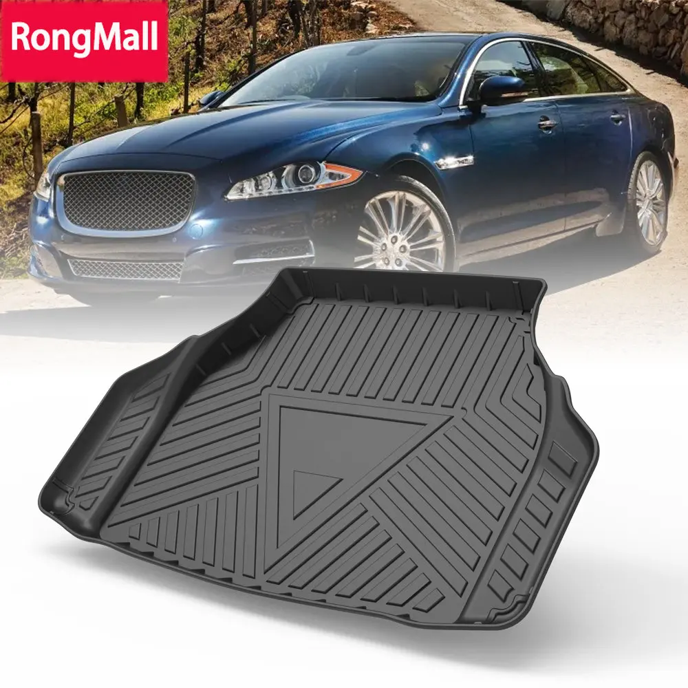 

TPE Car Trunk Mat Storage Box Pad For Jaguar XJ 2011 2012 2013 2014 2015 Waterproof Protective Rubber Car Mats