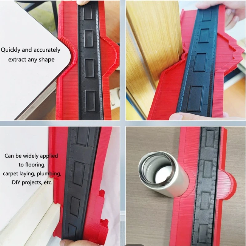 Profile Gauge Line Copying Ruler Cutting Template Building Carpentry Measuring Instrument Ceramic Tile Laying Tile Tool