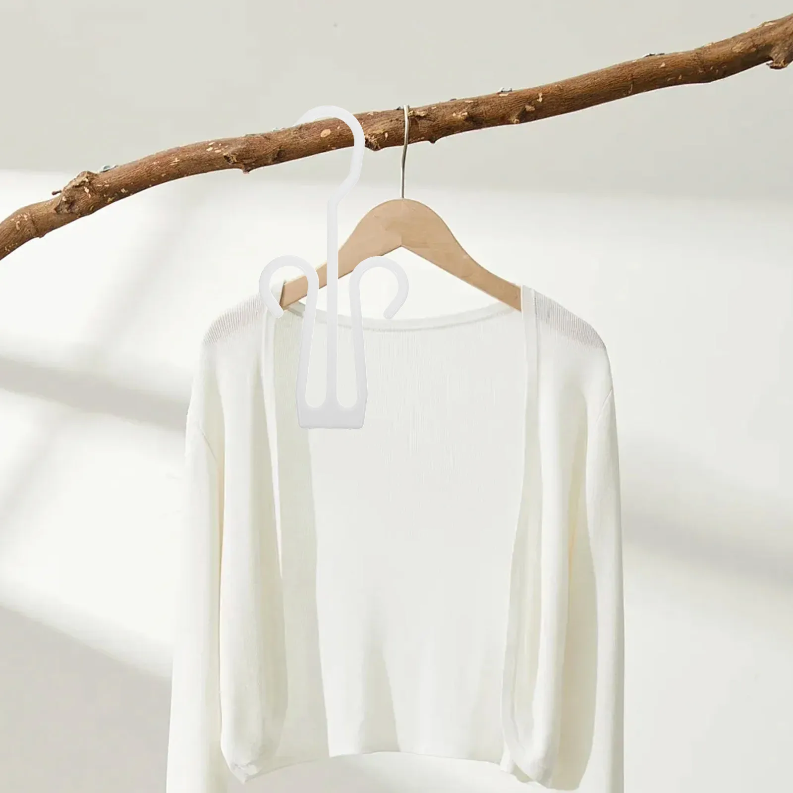 12 ganci per pantofole, ganci per scarpe in plastica estese, stendibiancheria per armadio, balcone, bagno, scarpiera, organizer per riporre le scarpe