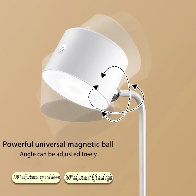 Pop LED Table Lamp Multifunctional Type-c Rechargeable 3 In 1 Study Office Portable Bedside Night Light Remote Bedrooms Desk Lam