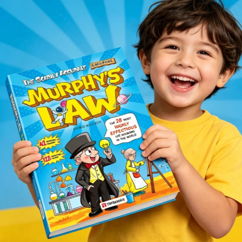 Murphy's Law Learning Book For Kids 8-12 Years Old Builds Growth Mindset With Practical Real-Life Skills Educational Book