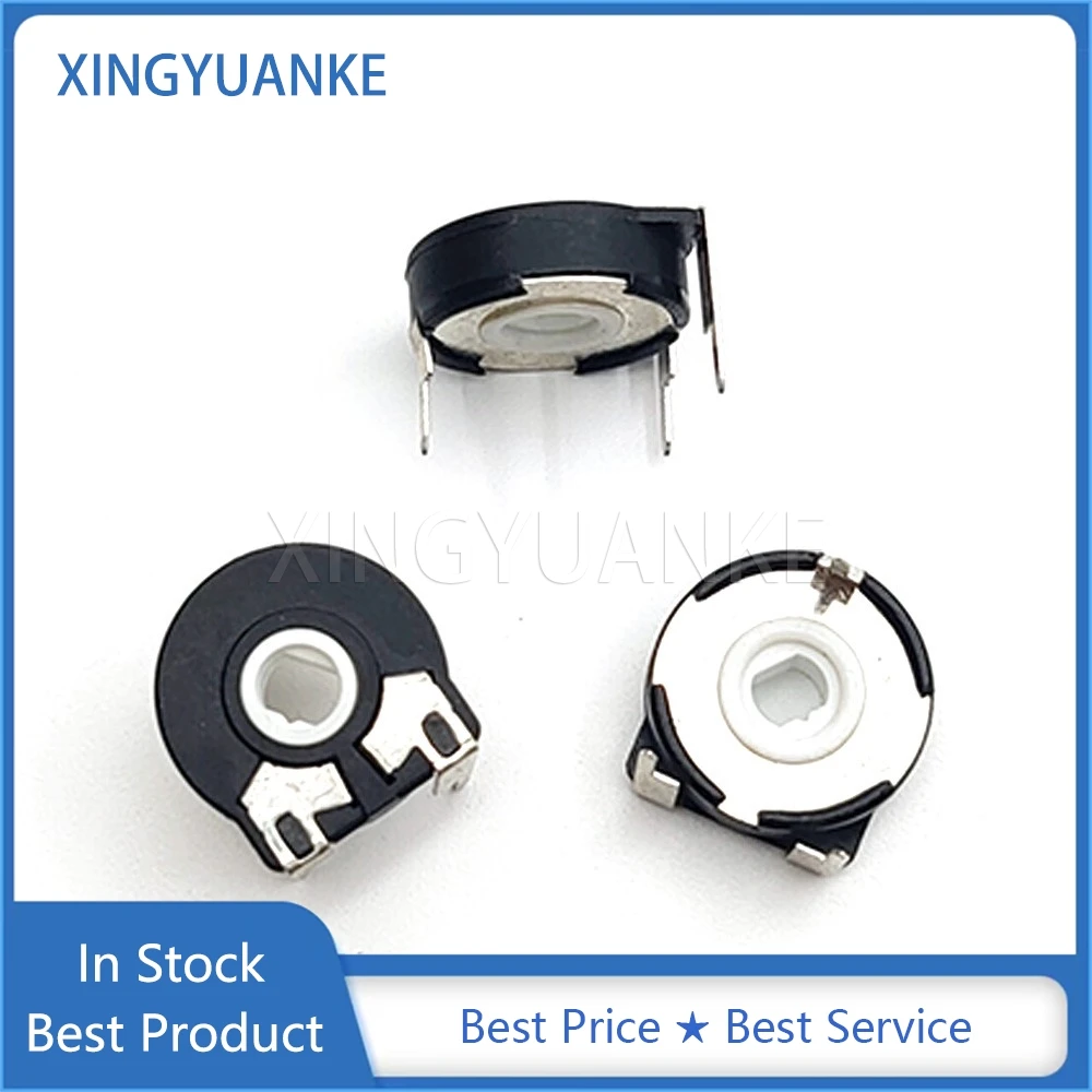 5PCS PT15-B2.5 ±10% Variable Widerstand PT15 B252 2,5K 2K5 Horizontale Elliptische Loch Einstellbare Potentiometer 3-Pin Durchmesser 15MM