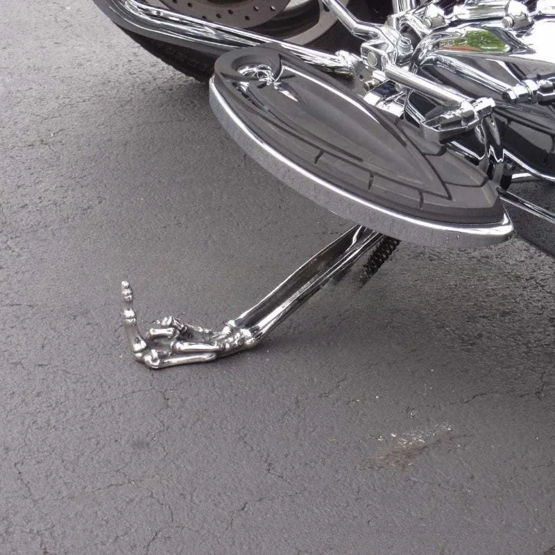 New Creative Metal Motorcycle Kickstands Funny