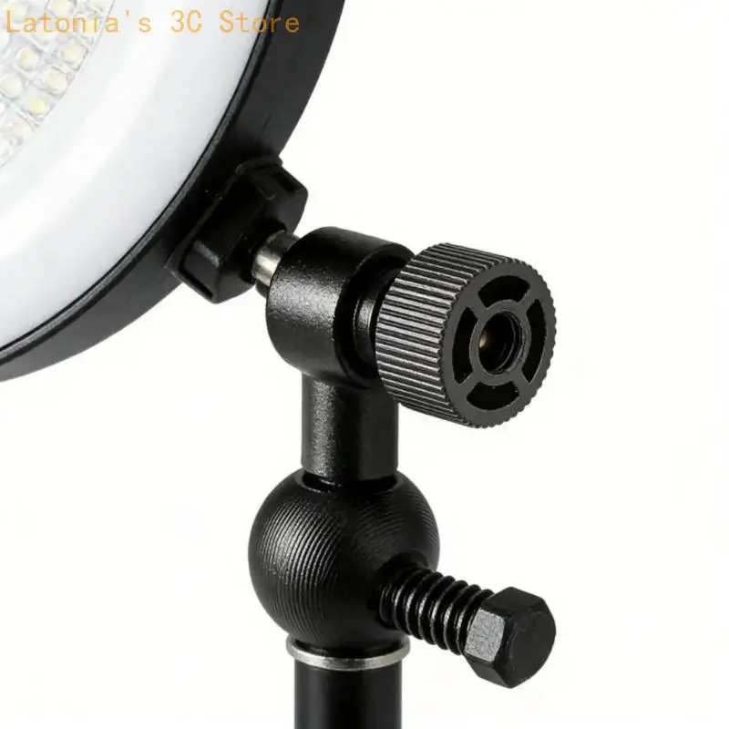 Aluminium 15mm Kugelkopf-Montageadapter 1/4 Gewindeschraube für Fotoausrüstung X3UB – Detail 5