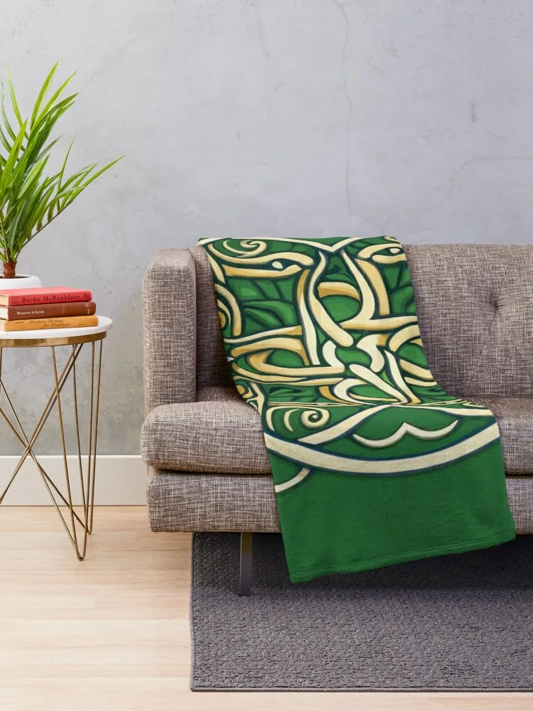 Celtic Fractal Art Throw Blanket Hair Sofa Quilt Designers Blankets