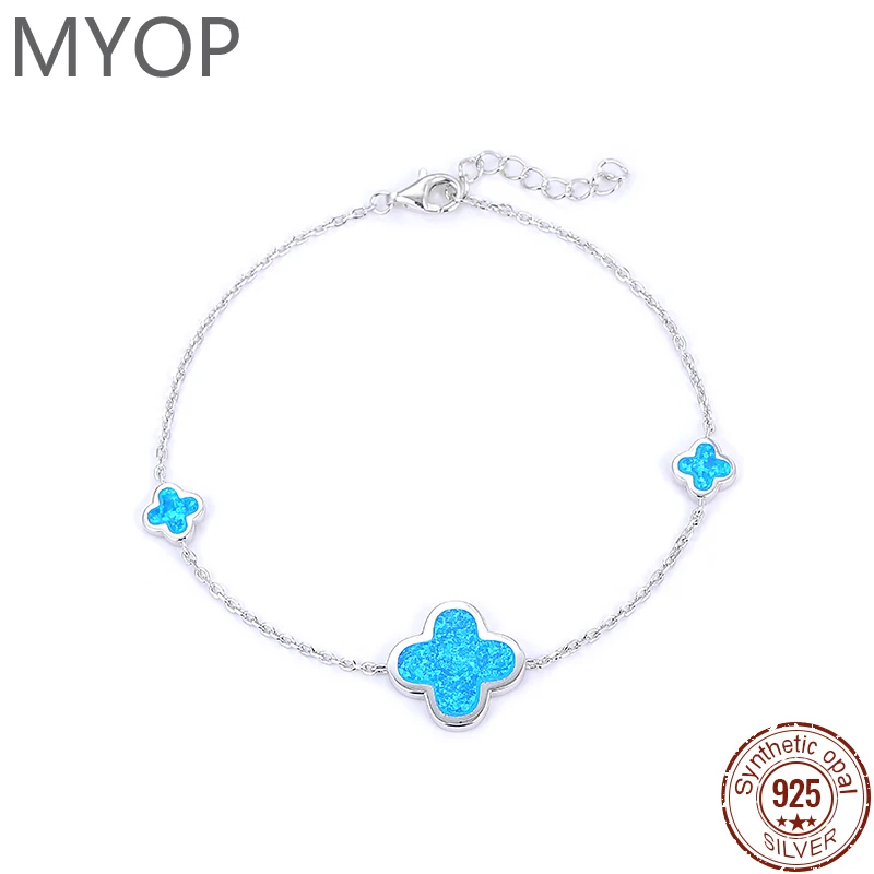 

XYOP 2025 Jewelry 925 Sterling Silver Gorgeous Three-Dimensional Design Weight Stunning Stacked Beautiful Opal Bracelet Customiz