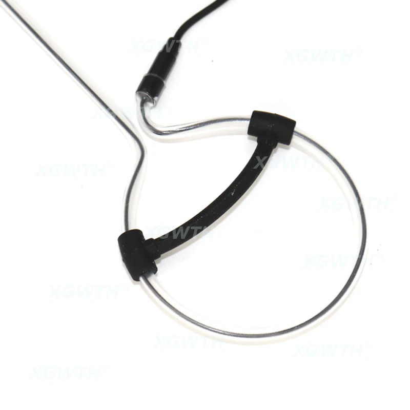 Микрофон для гарнитуры, черный конденсаторный микрофон с одним ушным крючком для беспроводной гарнитуры Sennheiser Shure AKG Audio Technica MiPro