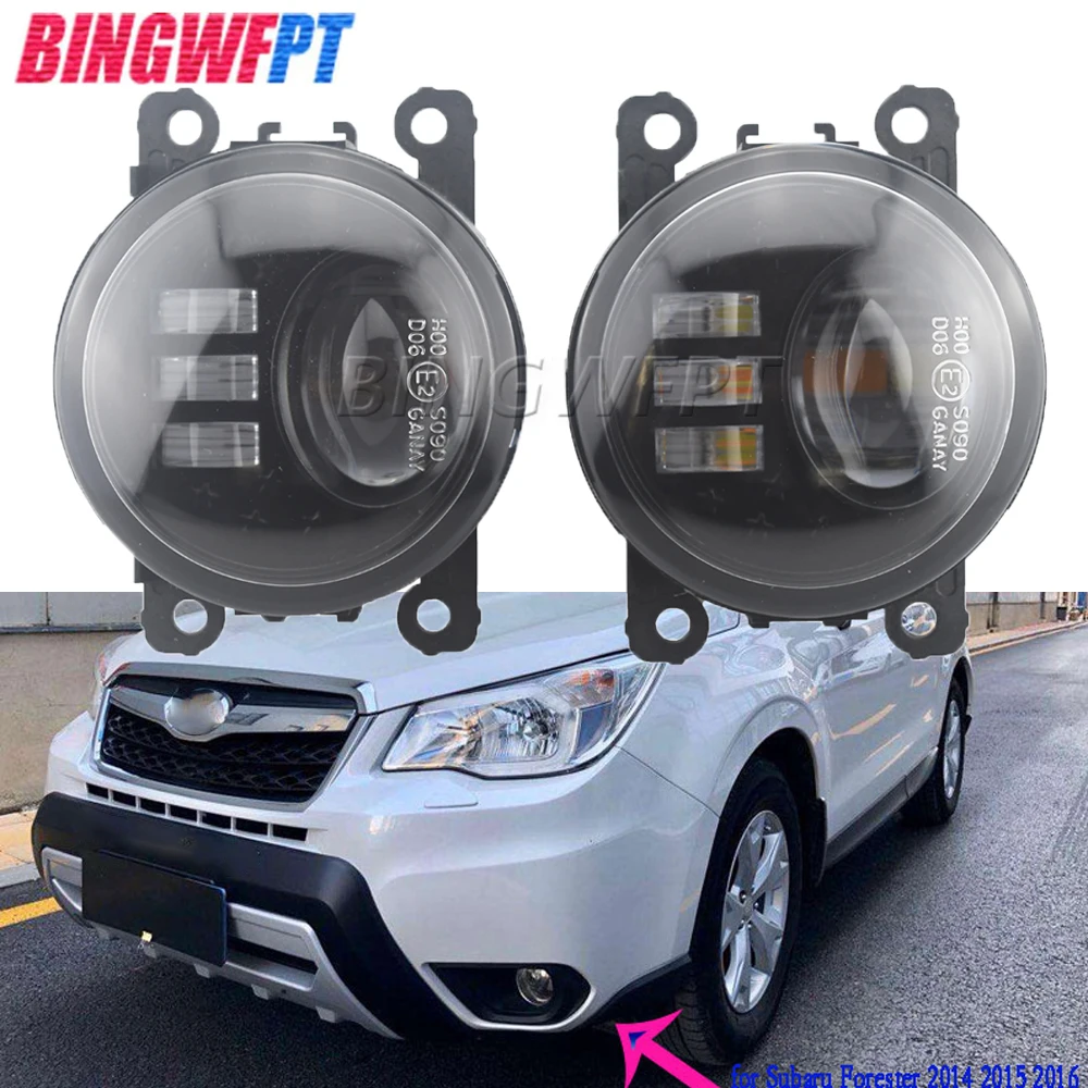 

2 шт./партия, противотуманные фары для Subaru Forester 2014 2015 2016