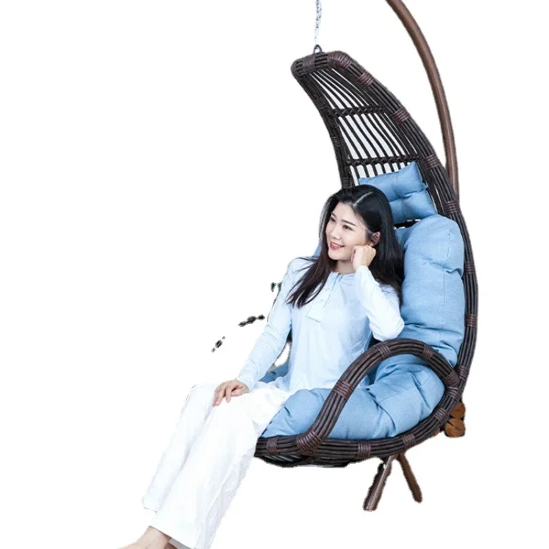 

~Glider Balcony Hanging Basket Rattan Chair Indoor Hammock Leisure Drop Chair Swing Cradle Nacelle Chair outdoor furniture
