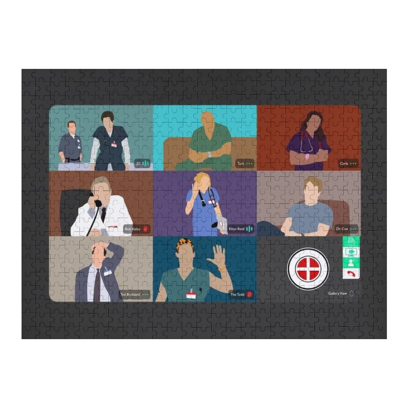 

Scrubs Virtual Hangout Jigsaw Puzzle Jigsaw For Kids Customized Kids Gift Jigsaw Custom Puzzle