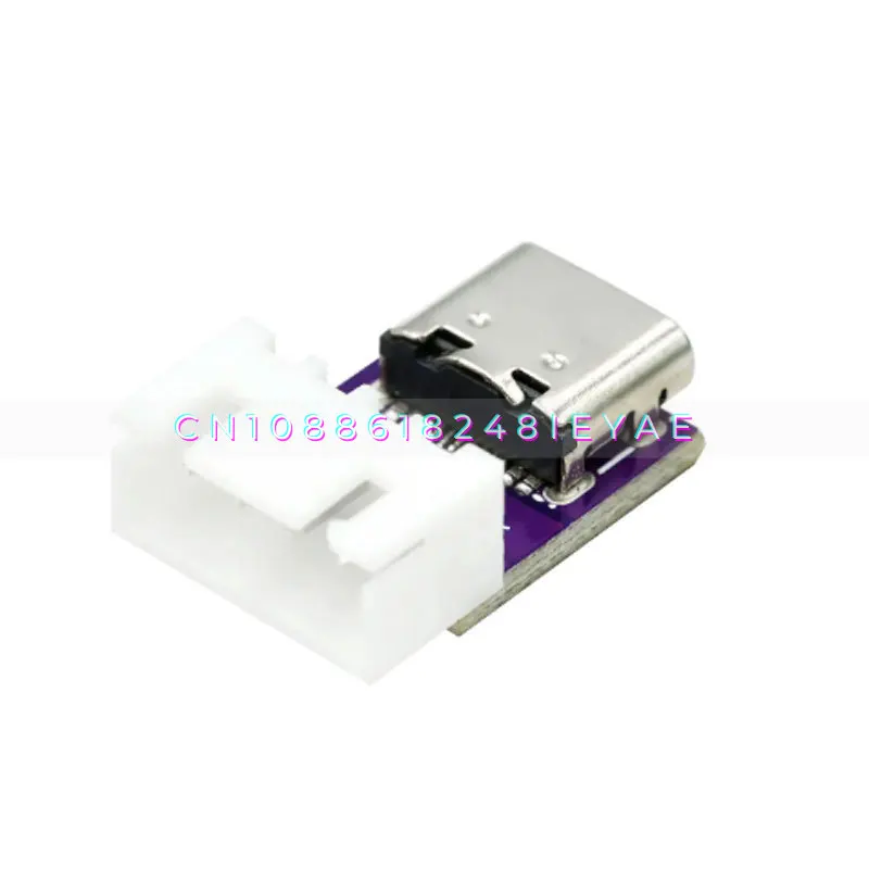 TYPE-C Female Seat Test Board, Double-sided Front and Back Plug-in USB3.1 16P To 2.54 High Current Power Adapter Board