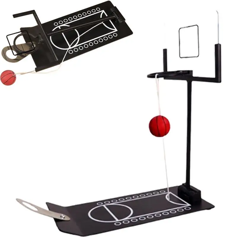 Desktop Basketball Hoop Fun Sports Novelty Basketball Toy Miniature Basketball Machine Fun Social Games Creative For Office