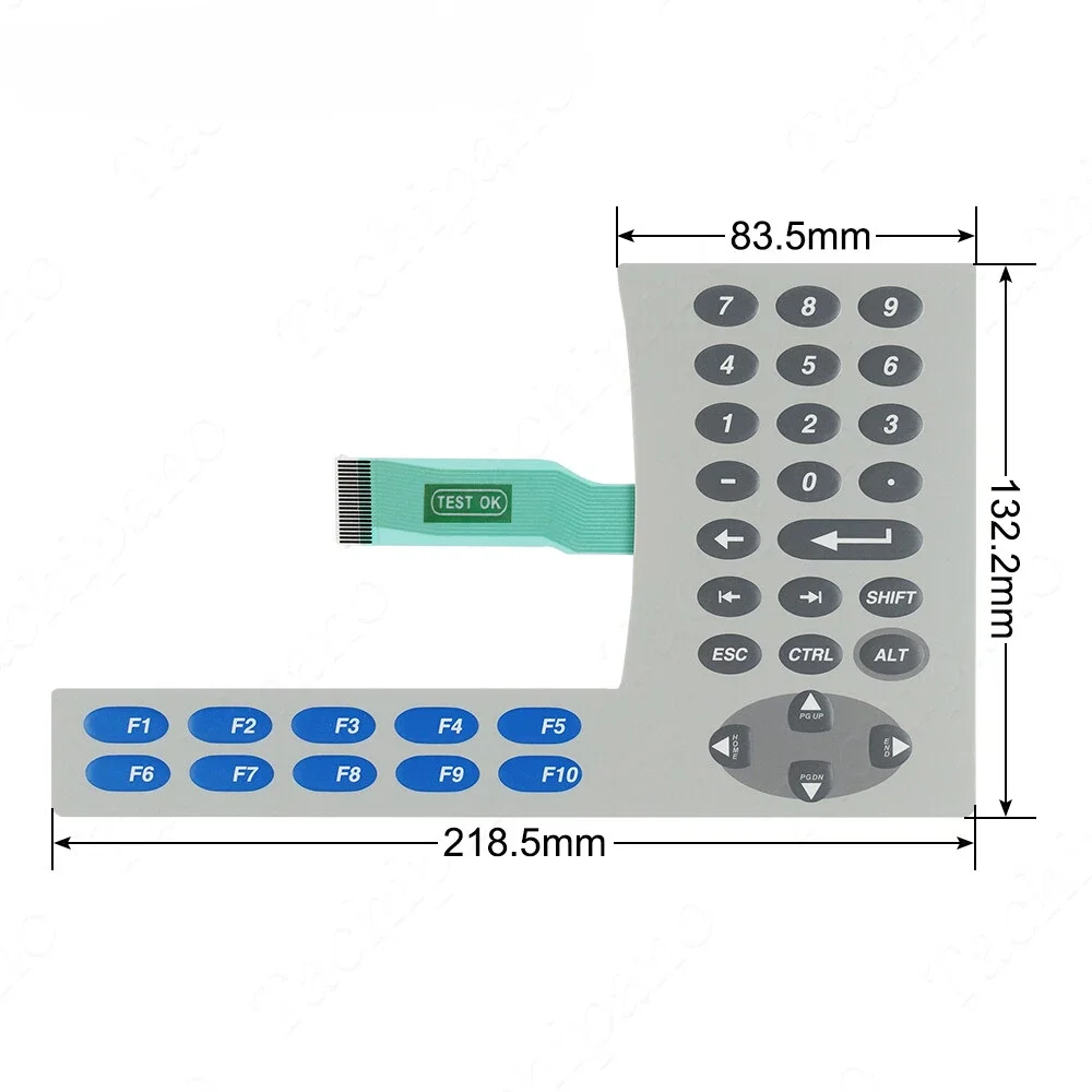 Membrane Switch for 2711P-K6C20D9 PanelView Plus 600 Keypad Keyboard