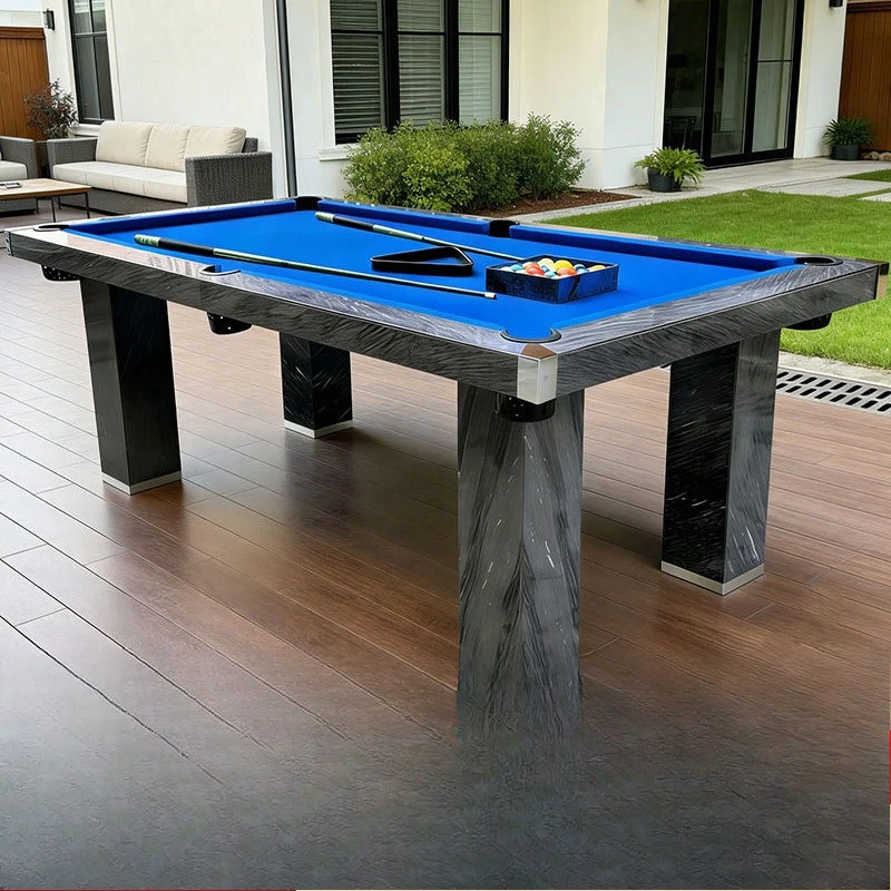 marble multi-functional household solid wood billiard table three-in-one outdoor standard adult table tennis table