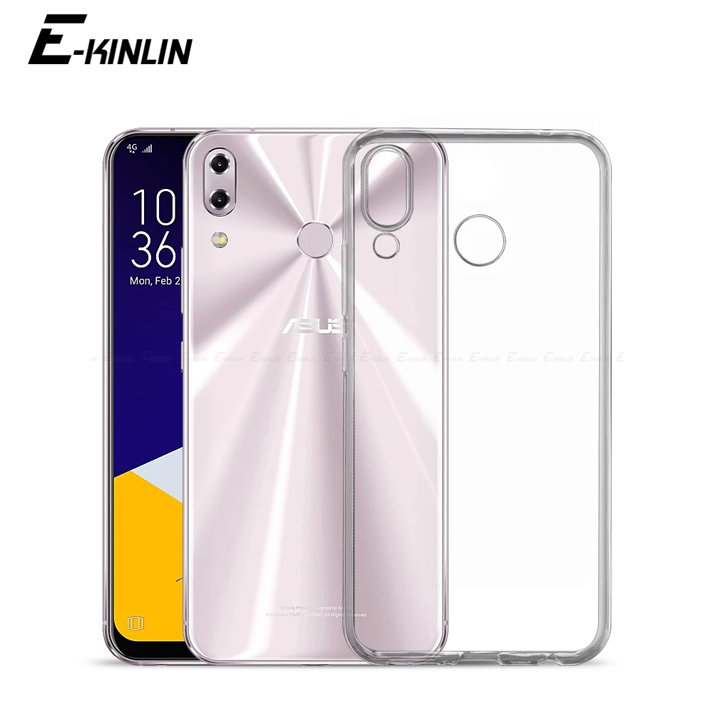 Clear Ultra Thin Slim Soft Silicone Back Cover For Asus ZenFone 5 5Z ZE620KL ZS620KL Shockproof TPU Phone Case