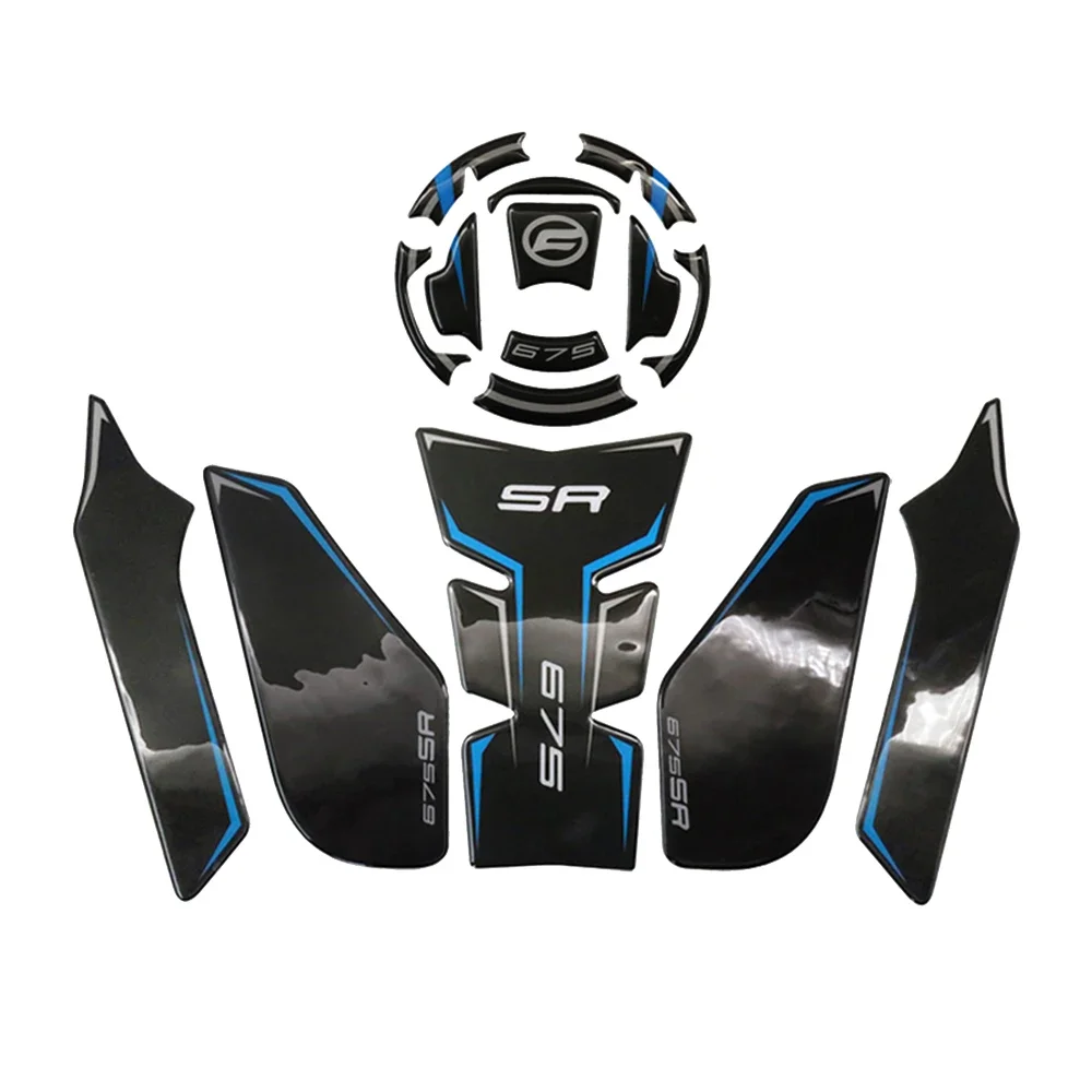 Motorcycle Accessories Sticker Fuel Tank Pads Knee Grip Protector Sets Anti-slip Decal For CFMoto 675SRR 675 SR-R 675 srr 2024