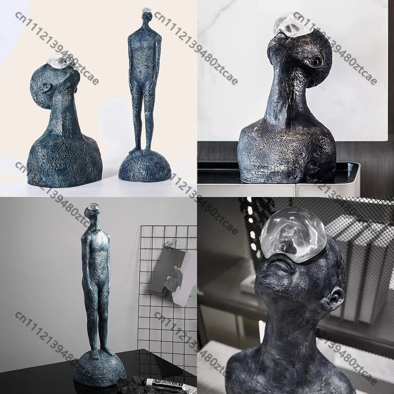 Abstract Nordic Art Abstract Character Figurines Creative Miniature Sculptures Desktop Home Decor