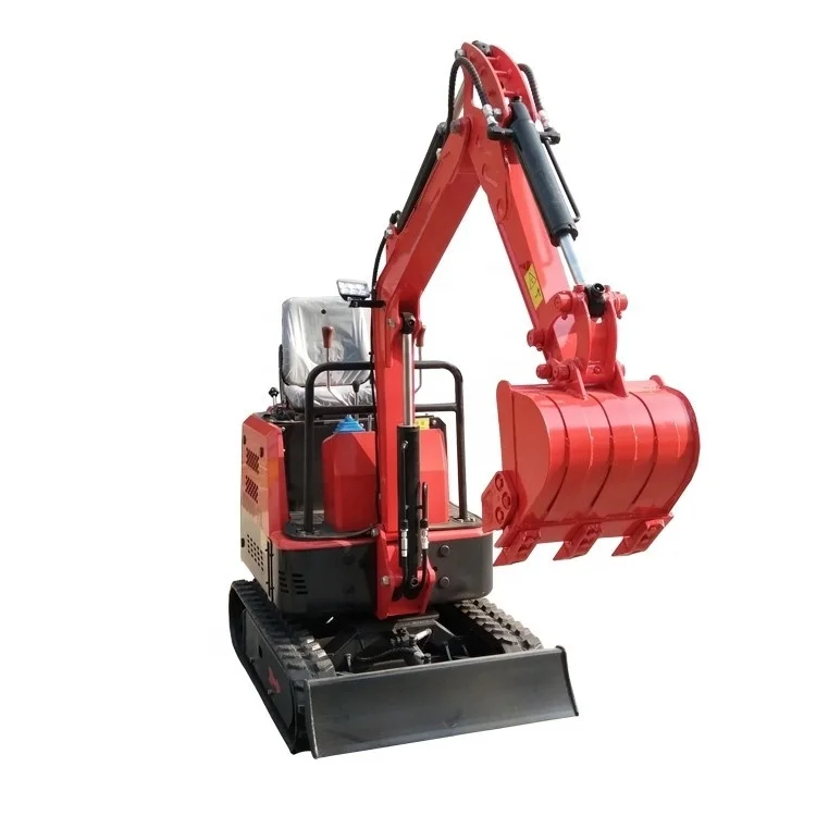 Tilt Bucket 800 Kg 1 Ton Mini Crawler Excavator Earth Auger Post Hole Digger