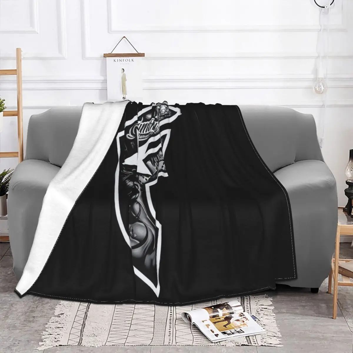 New Famous Stars And Straps Mens Black Swea Size S 3Xl Women Men More Size Funny Throw Blanket