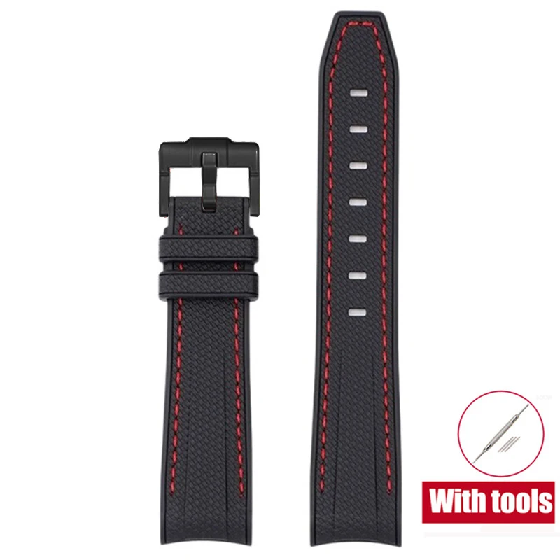 Gummi-Armband für Swatch X Omega Joint MoonSwatch, wasserdichtes Sport-Uhrenarmband, 20 mm, gebogenes Silikon-Endband für Männer und Frauen
