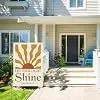 Perfectinsoy Let Your Light Shine Christian Bible Garden Flag 12x18 llz