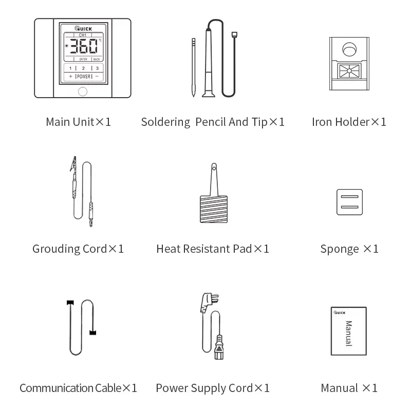 120W Smart Digital Soldering Iron Touch Screen Temperature Preset Rapid Heating for Electronics Repair