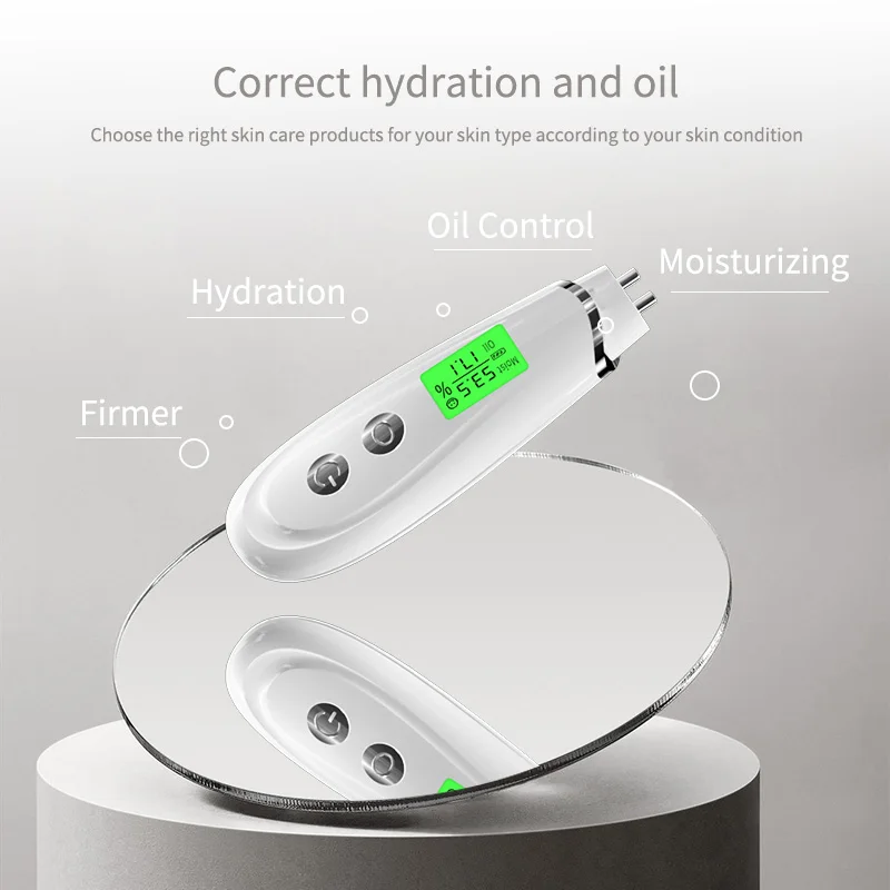 LESEN – stylo analyseur numérique de soins de la peau, hydratation du visage et du corps/compteur d'huile, détection rapide, Instrument de beauté Rechargeable par USB