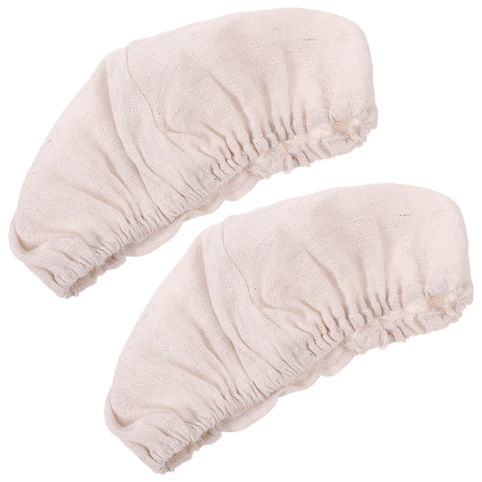 

2pcs Bread Proofing Basket Cloth Liner Cotton Baking Fermentation Cover Reusable Dough Baking Supplies Kitchen Gadget Tool