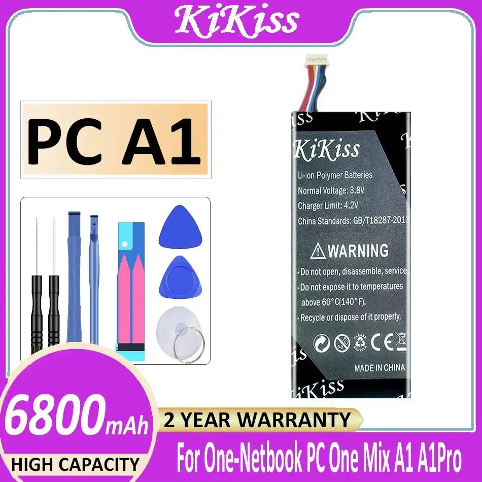 

6800mAh Reliable Power Supply Laptop Battery Lightweight For One-Netbook One Mix A1 Pro Engineer 7 Inch PC