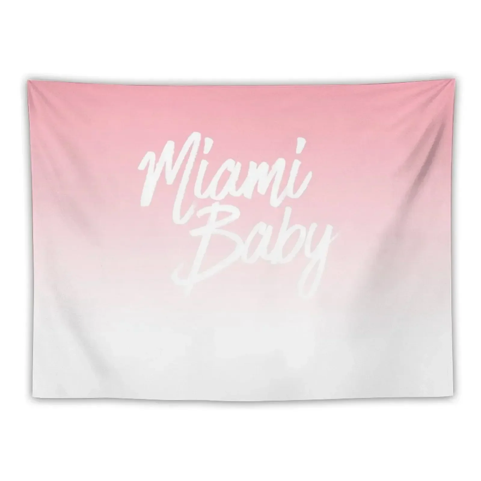 

Miami Baby Pink Sunset Gradient Tapestry Tapete For The Wall Decoration For Home Tapestry